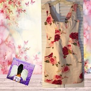 Dolce & Gabbana Sleeveless Rose  Print Dress 40